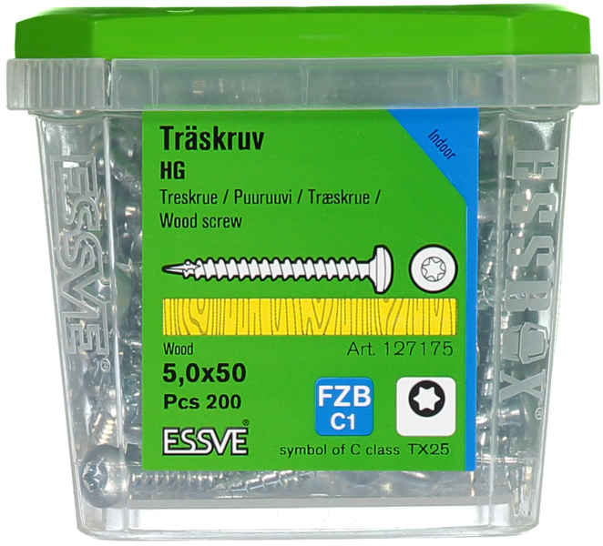 TRÄSKRUV HG KS INV 5,0X50 200 TX25