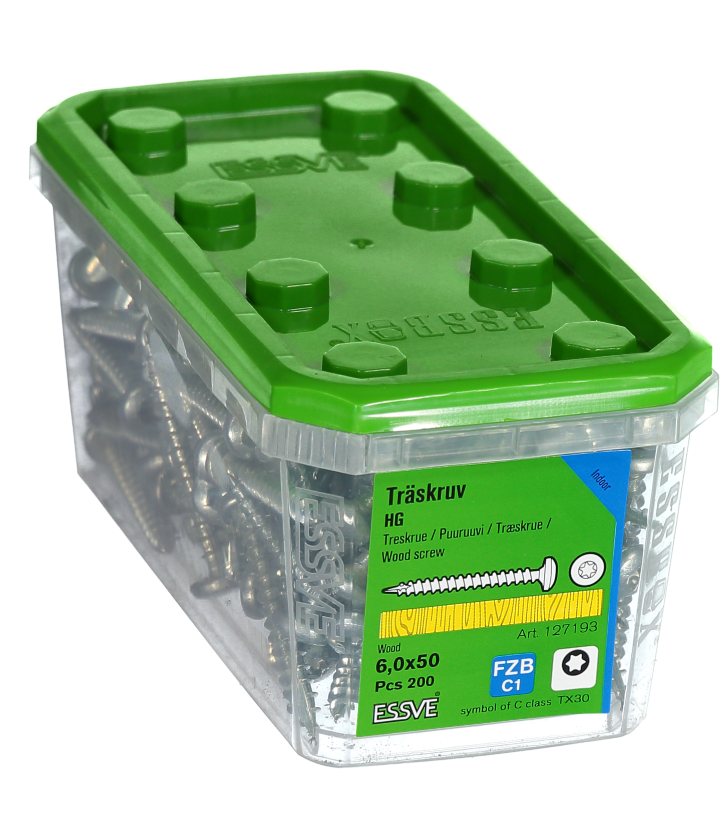 TRÄSKRUV HG KS INV 6,0X50 200 TX30