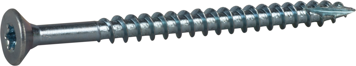 TRÄSKRUV ESSVE FÖRSÄNKT HUVUD TX30 HELGÄNGAD FZB 6,0X80 100ST