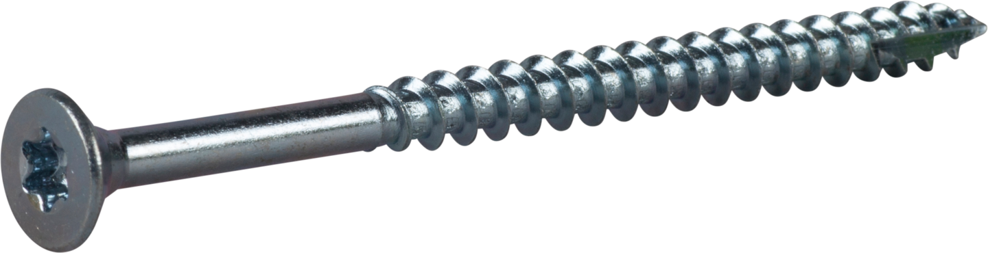 TRÄSKRUV ESSVE FÖRSÄNKT HUVUD TX30 HELGÄNGAD FZB 6,0X90 100ST