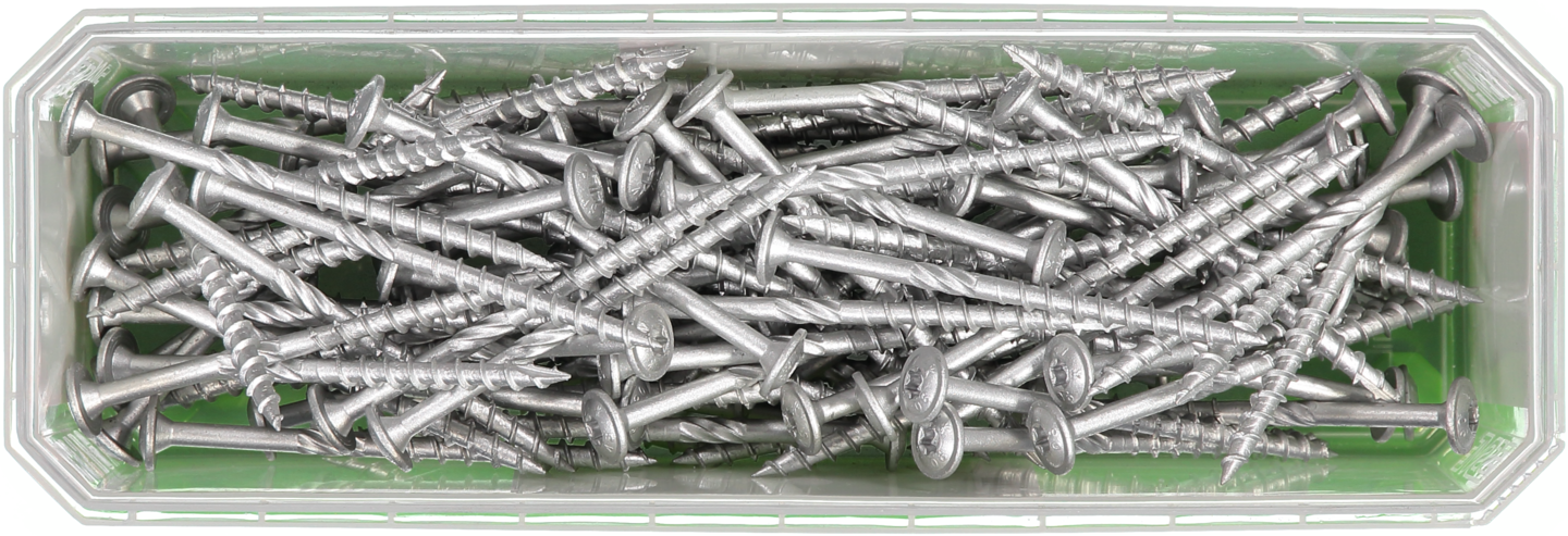 TRÄSKRUV WAF UTV 6,0X90 100ST TX30 MED STORT HUVUD