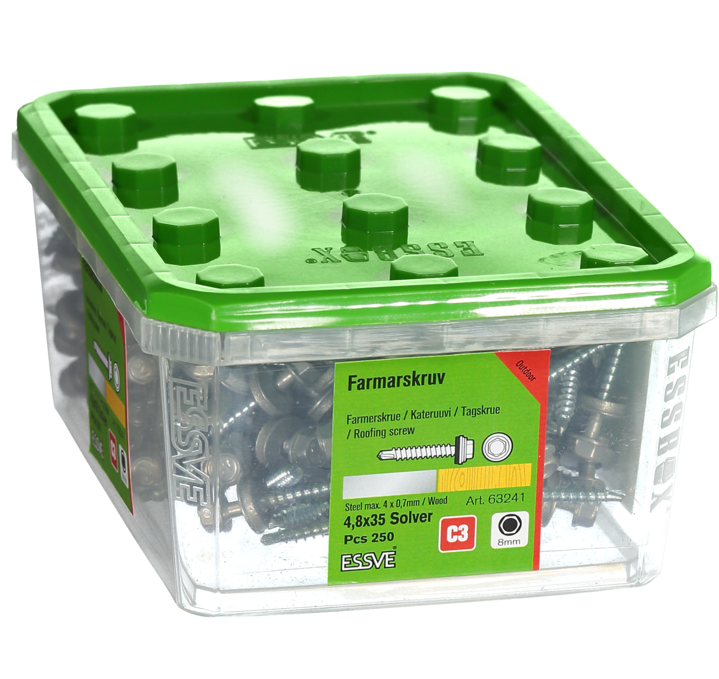 FARMARSKRUV BS SILVER 4,8X35 250ST