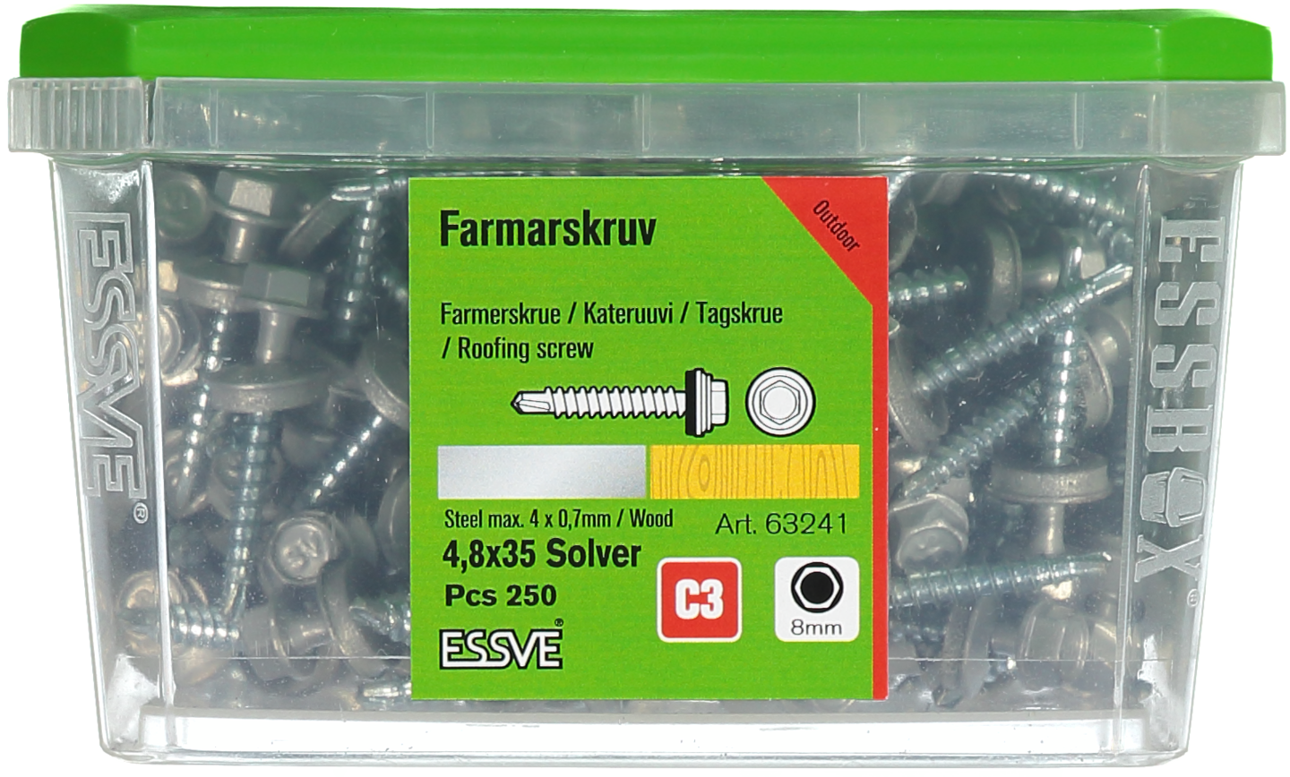 FARMARSKRUV BS SILVER 4,8X35 250ST