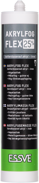 AKRYLFOG ESSVE FLEX 25 GRÅ 0,3L