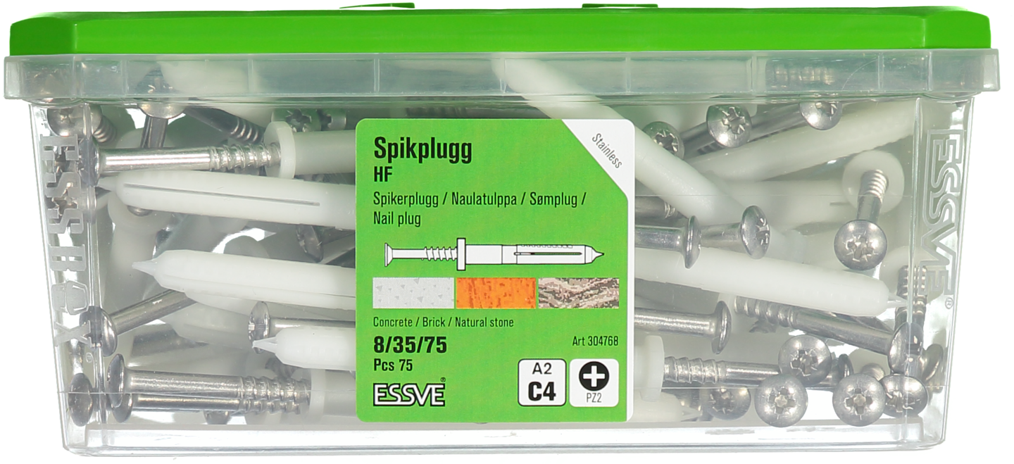 SPIKPLUGG KRAGE A2 8X75 75ST