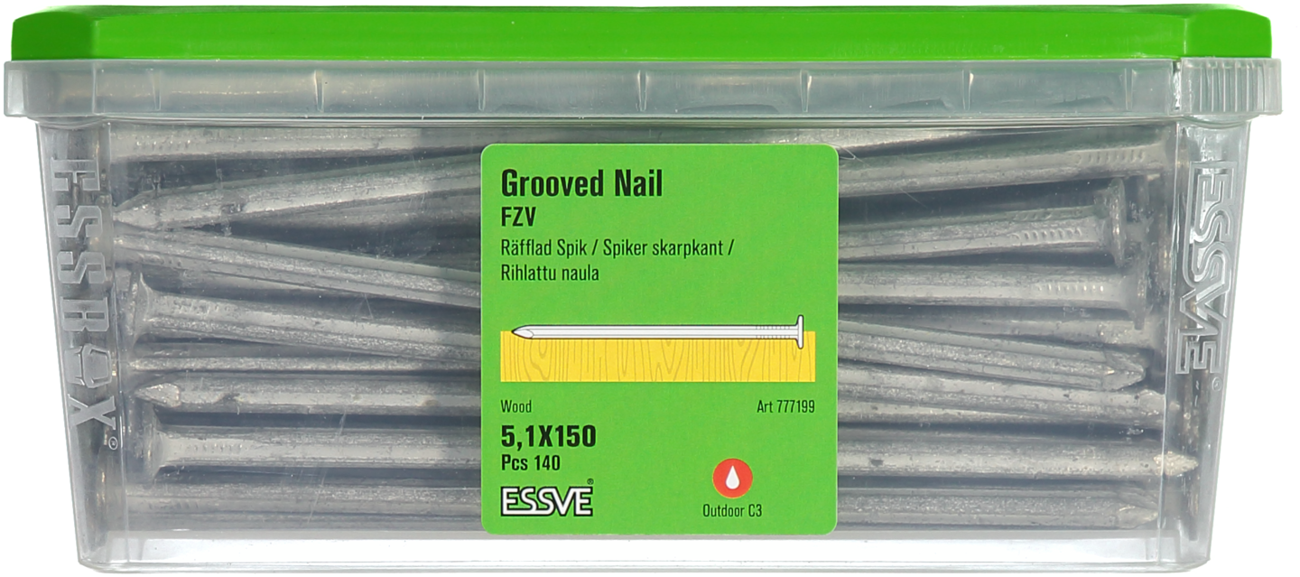 TRÅDSPIK RÄFFLAD FZV 150X5,1 FP/140