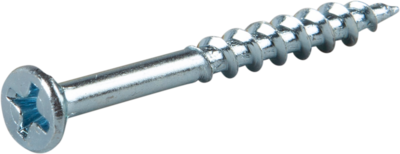 SPÅNSKIVESKRUV TRÄ 4,2X42 1700 BLANKFÖRZINKAD