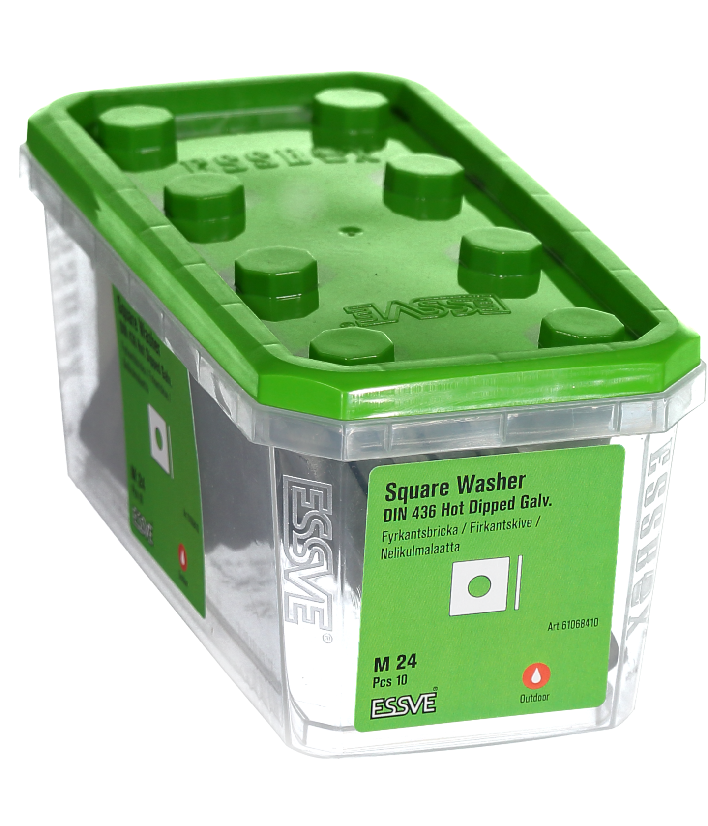 FYRKANTSBRICKA FZV M24 10 25ST