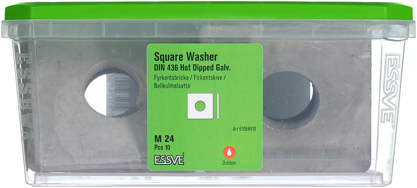 FYRKANTSBRICKA FZV M24 10 25ST
