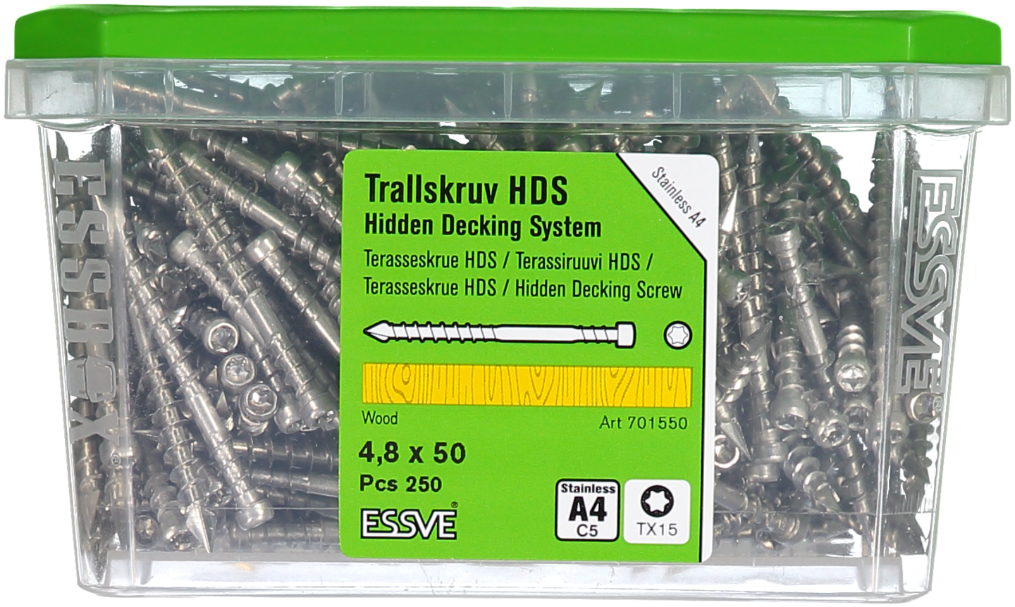 TRALLSKRUV DOLD A4 4,8X50 250ST