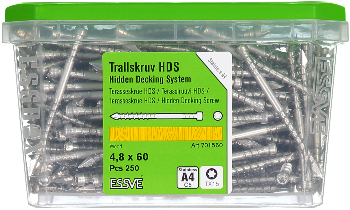 TRALLSKRUV DOLD A4 4,8X60 HDS 250ST