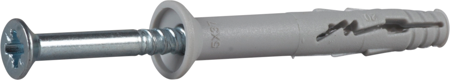 SPIKPLUGG ESSVE MED FÖRSÄNKT KRAGE FZB 5X37 200ST