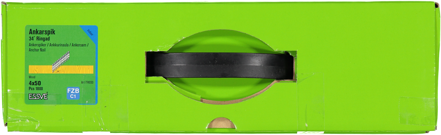 ANKARSPIK PLASTBANDAD RAK FZB 34GR 4X50MM  PKT/1800ST