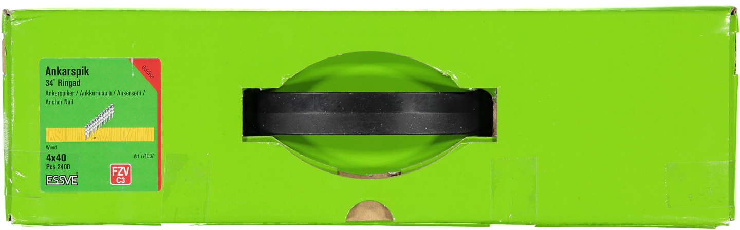 ANKARSPIK ESSVE PLASTBANDAD RAK FZV 34GR 4X40MM