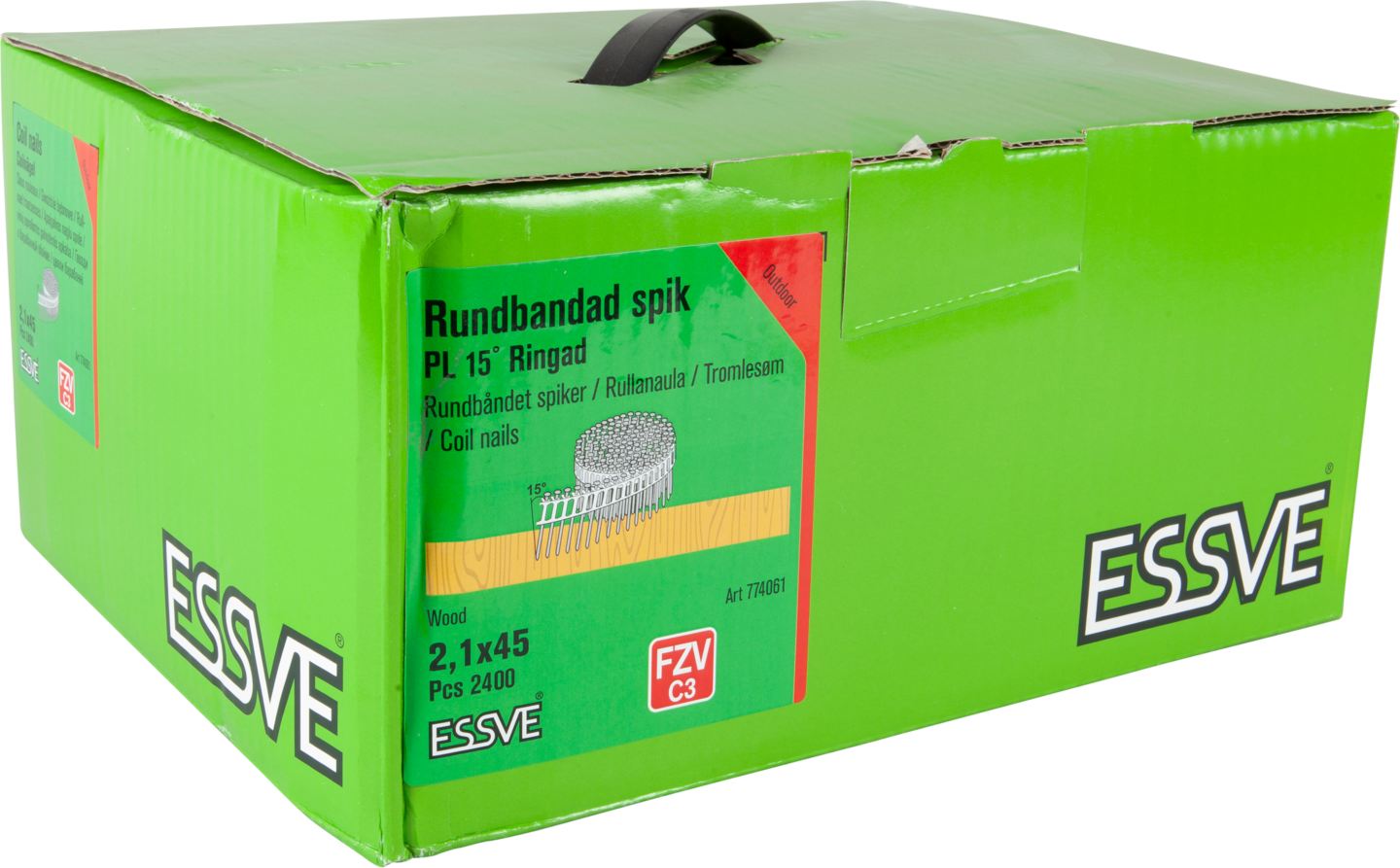 RINGSPIK COIL PLASTBANDAD 15GR FZV 2,1X45MM