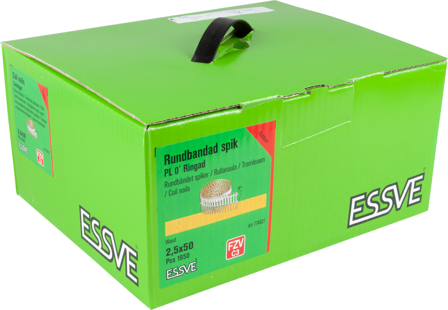 RINGSPIK COIL PLASTBANDAD 0GR FZV 2,5X50MM