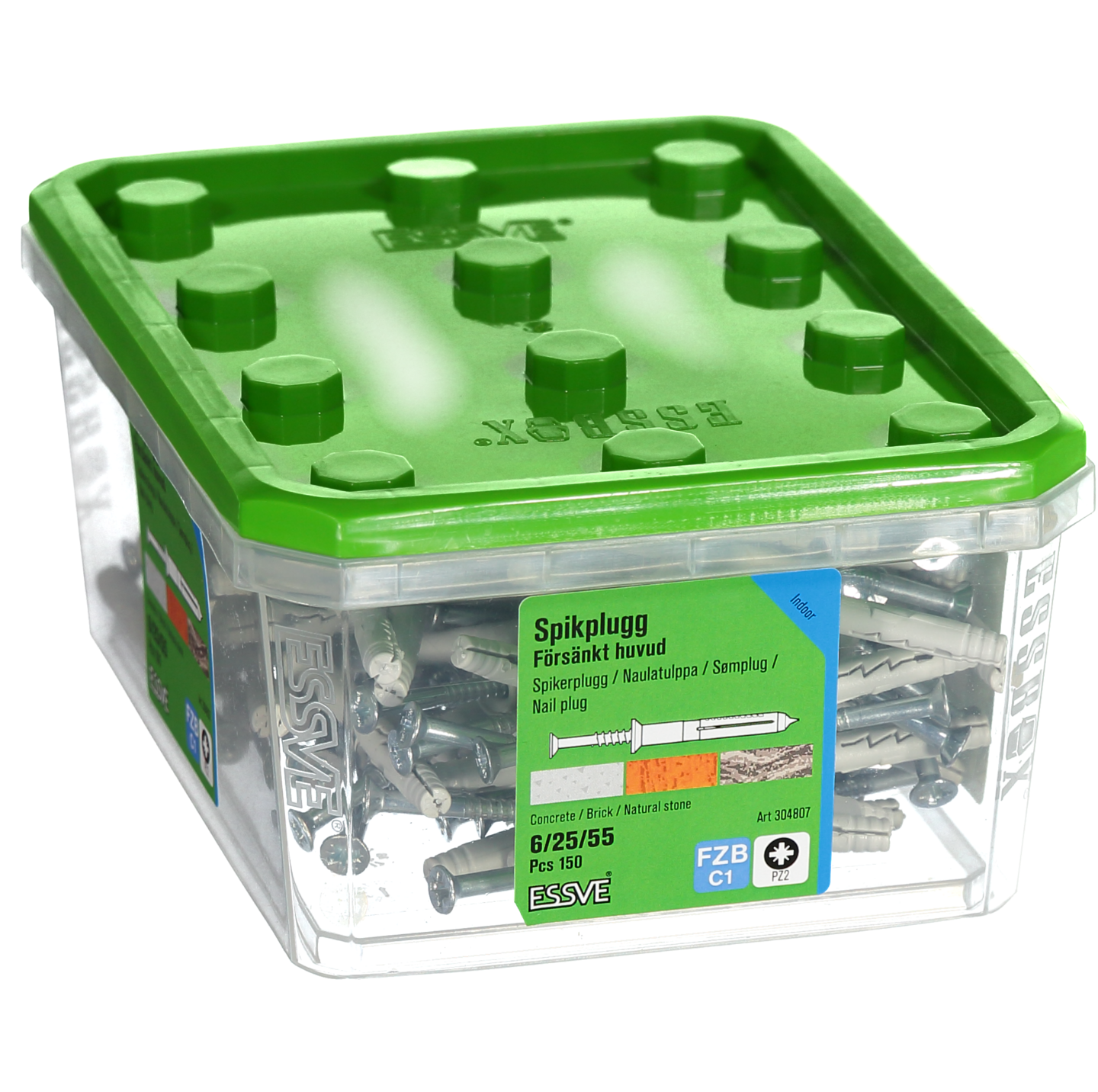 SPIKPLUGG FH FZB 6X55MM 150ST