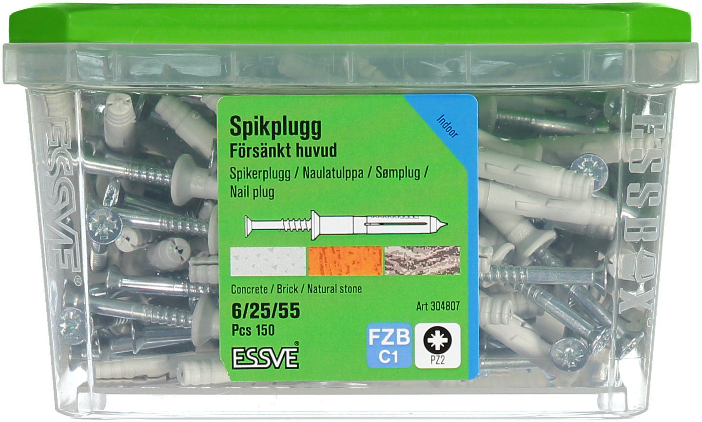 SPIKPLUGG FH FZB 6X55MM 150ST