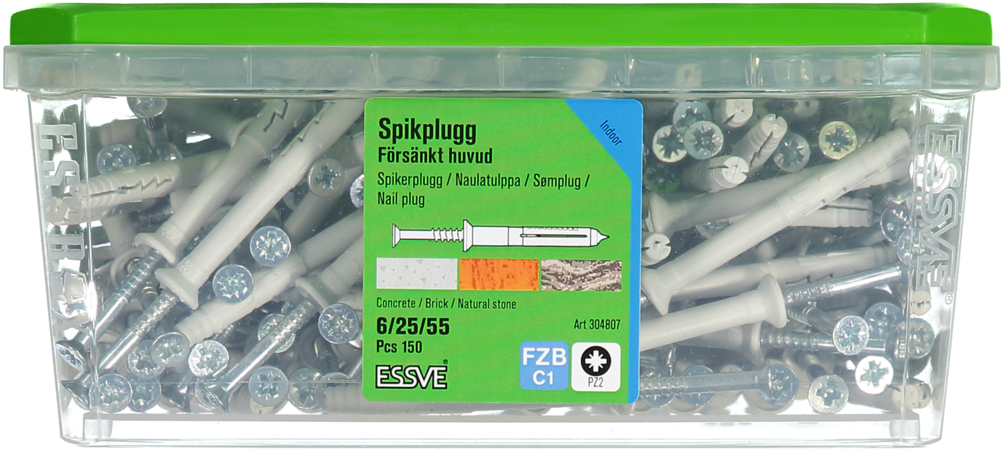 SPIKPLUGG FH FZB 6X55MM 150ST