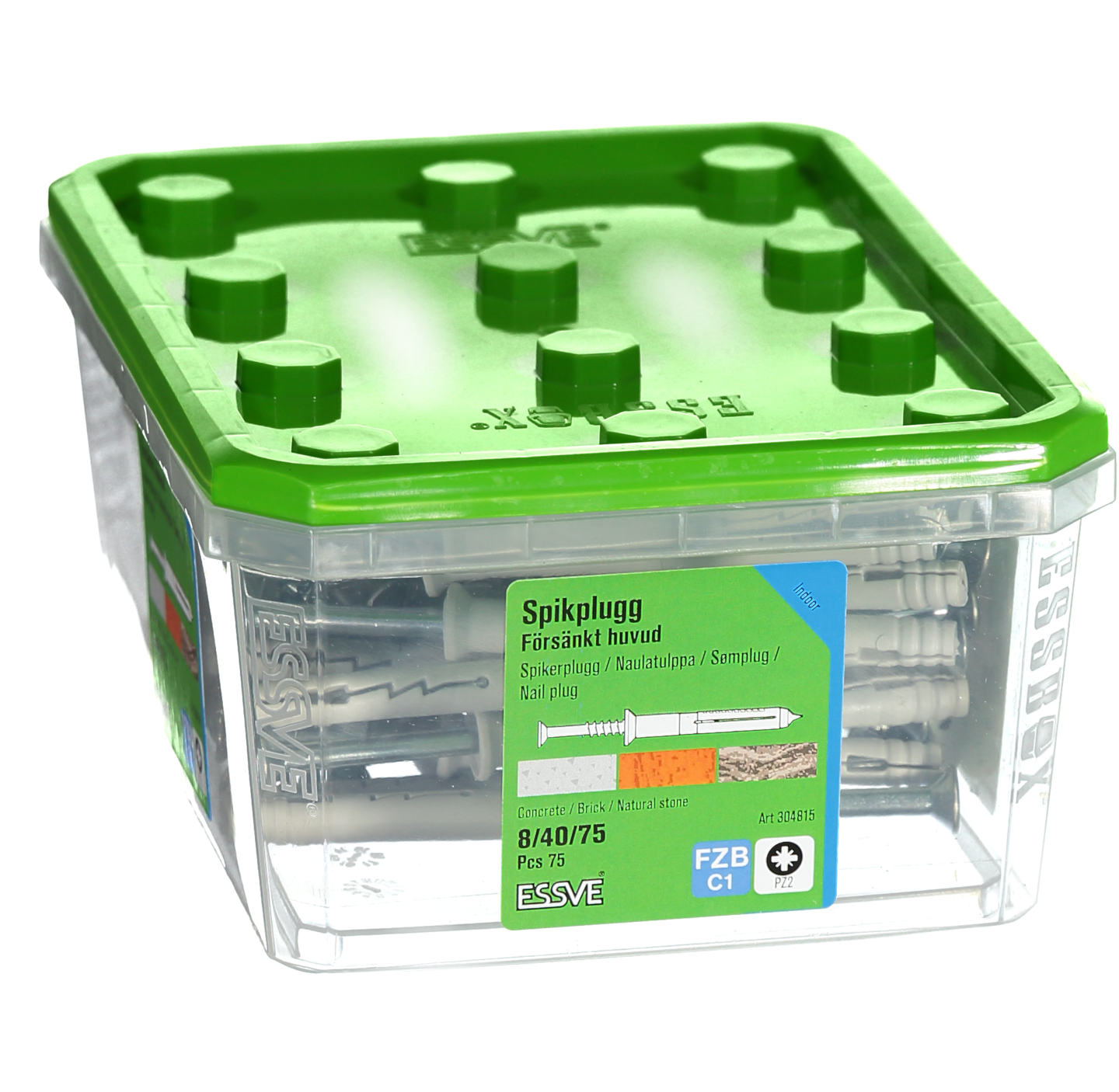 SPIKPLUGG FH FZB 8X75MM 75ST