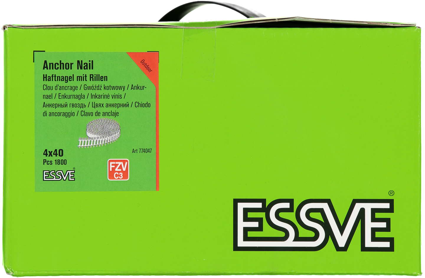 ANKARSPIK ESSVE COIL PLASTBANDAD 15GR FZV 4,0X40 1800ST