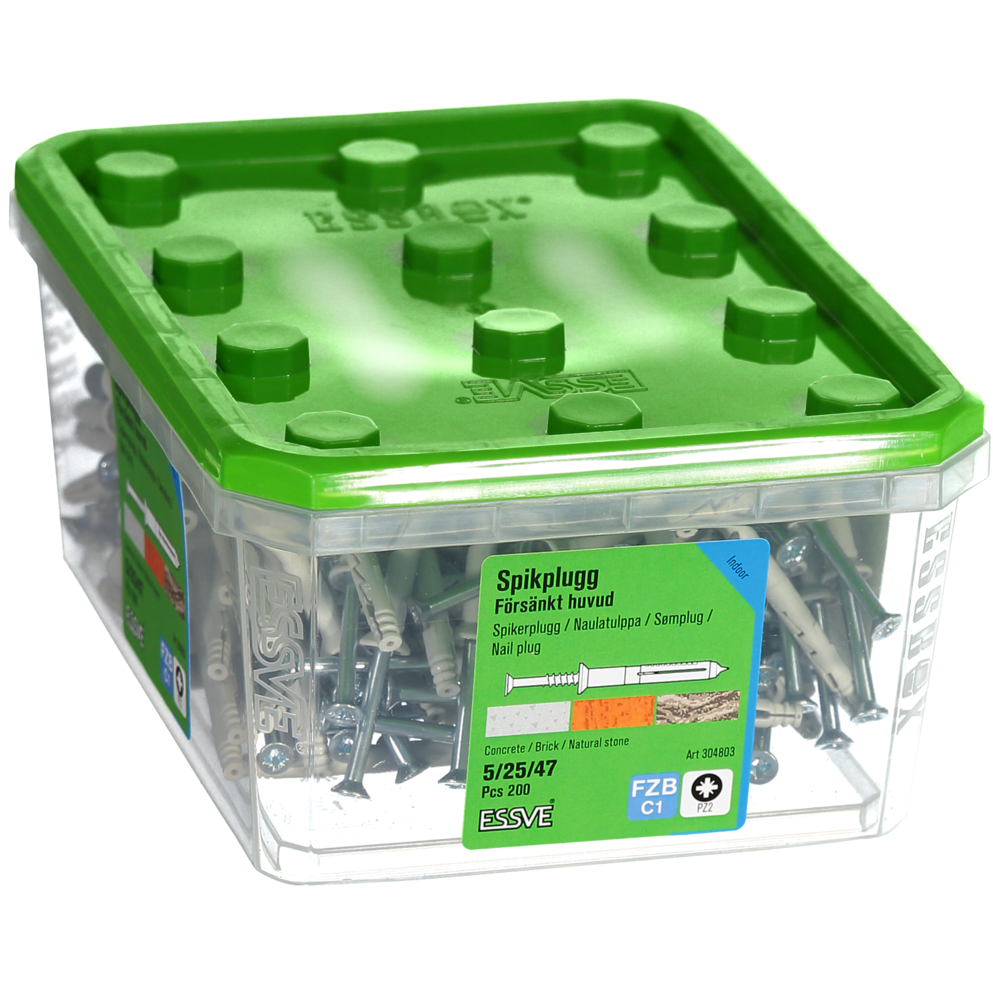 SPIKPLUGG FH FZB 5X47MM 200ST