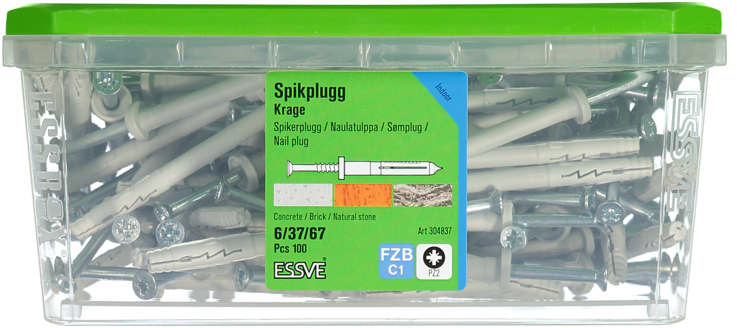 SPIKPLUGG KRAGE FZB 6X67 100ST