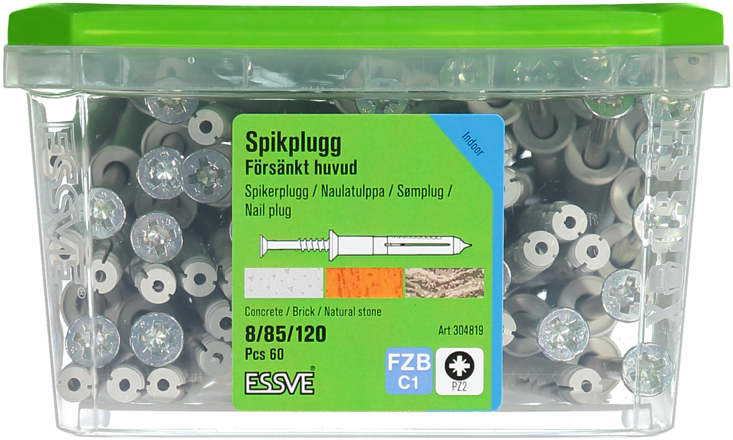 SPIKPLUGG FH FZB 8X120MM 60ST