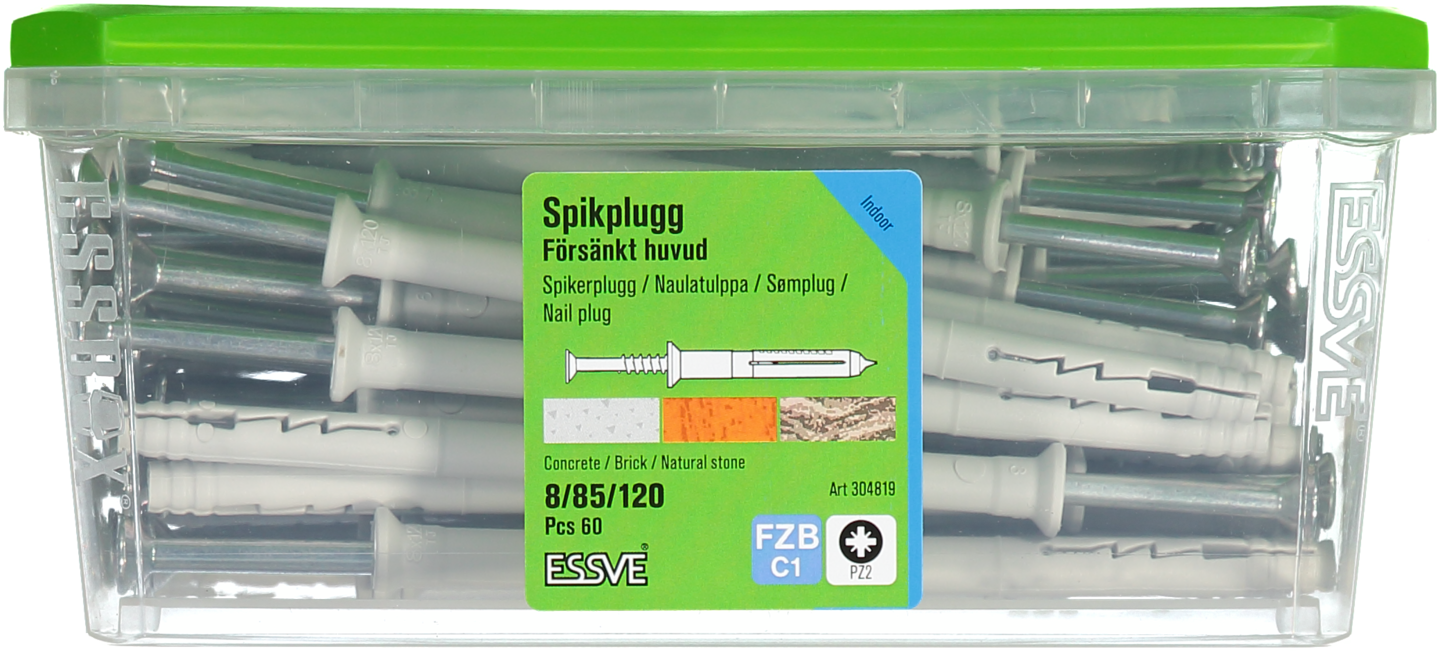 SPIKPLUGG FH FZB 8X120MM 60ST