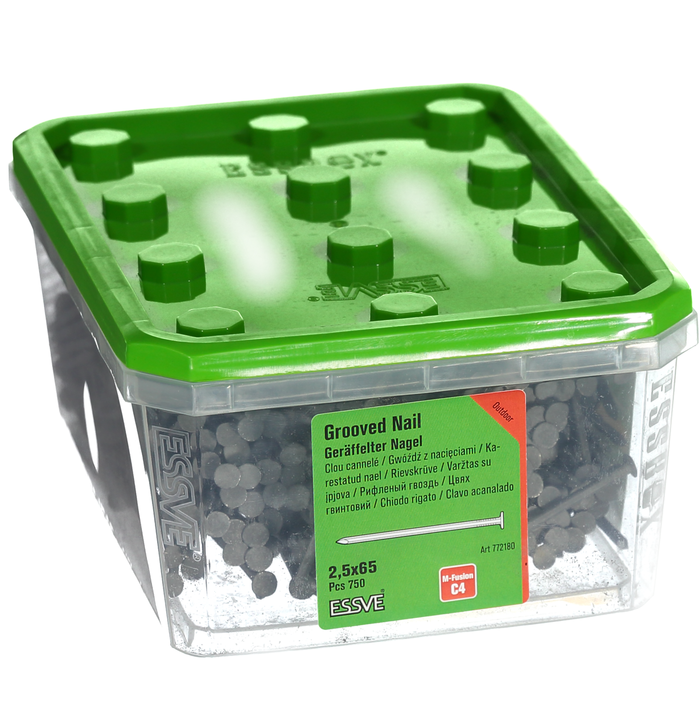 SPIK ESSVE RÄFFLAD M-FUSION 2,5X65 750ST