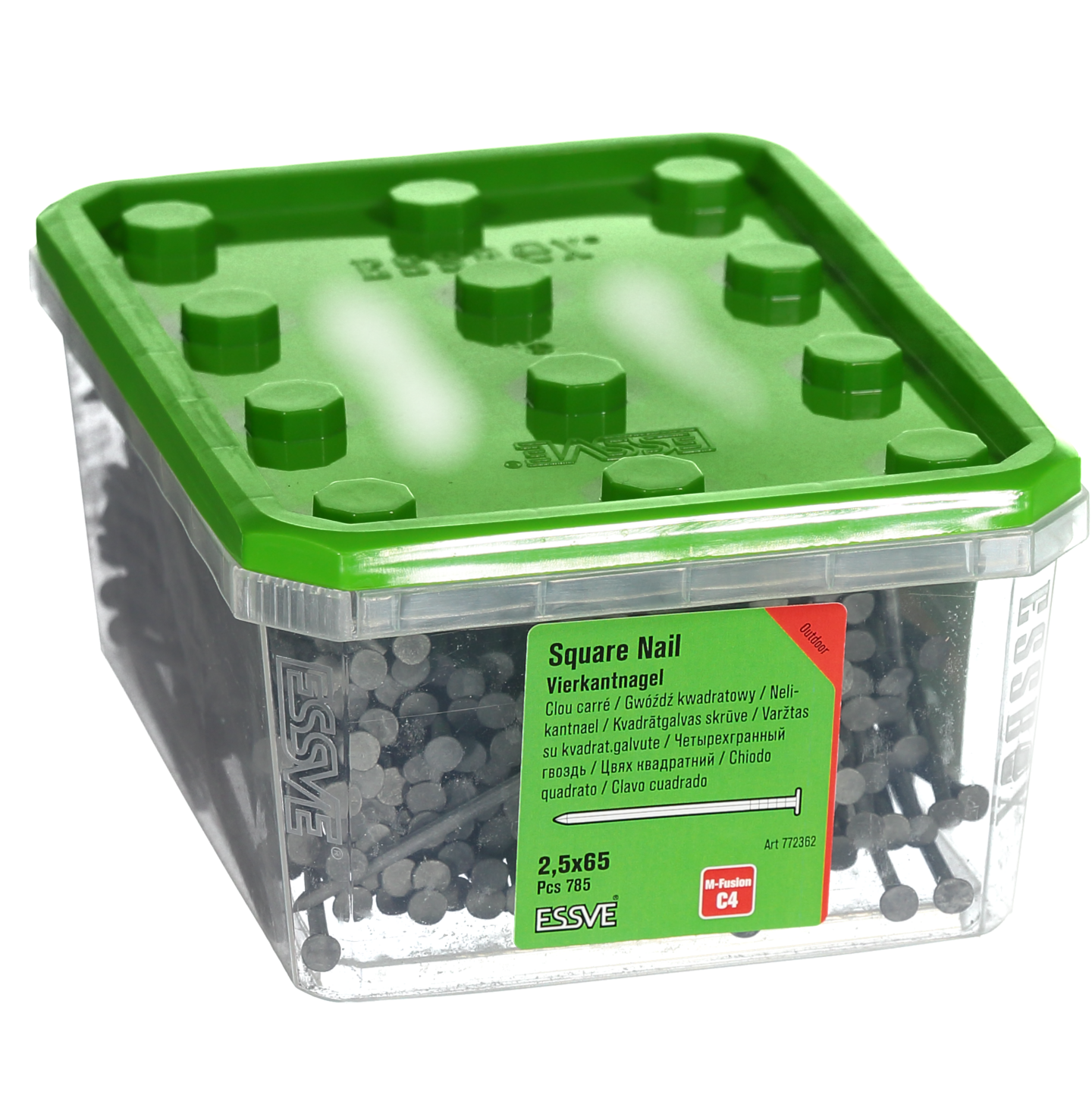 SPIK FYRKANT M FUS 2,5X65 785ST