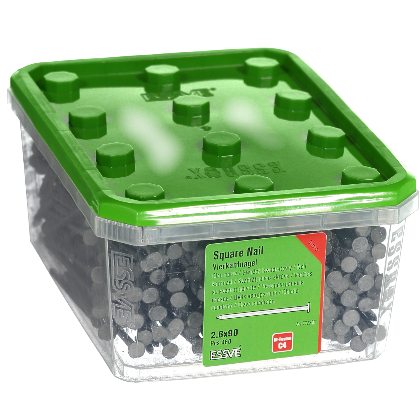 SPIK FYRKANT M FUS 2,8X90 460ST