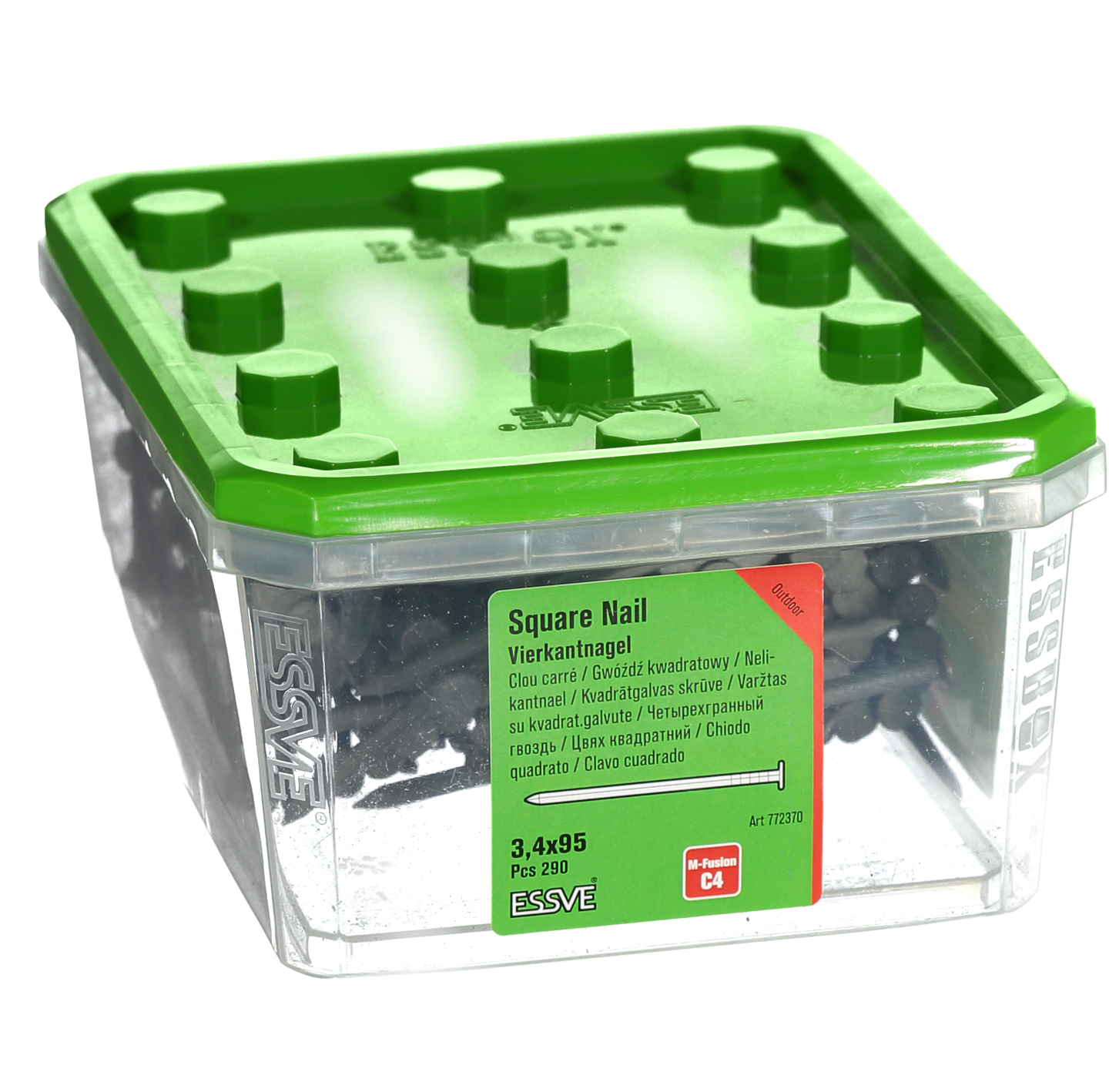 SPIK FYRKANT M-FUSION 3,4X95 10003348