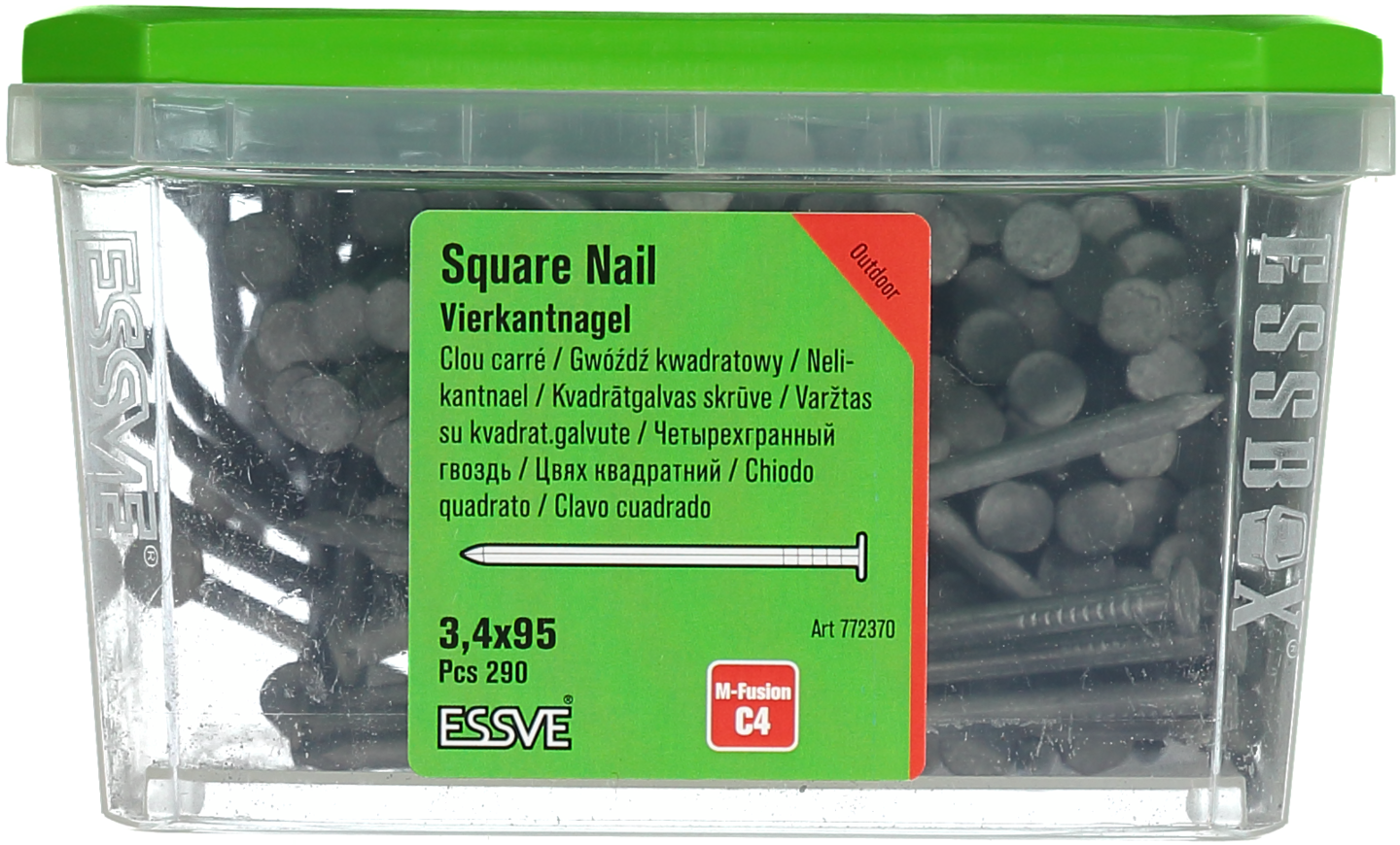 SPIK FYRKANT M-FUSION 3,4X95 10003348