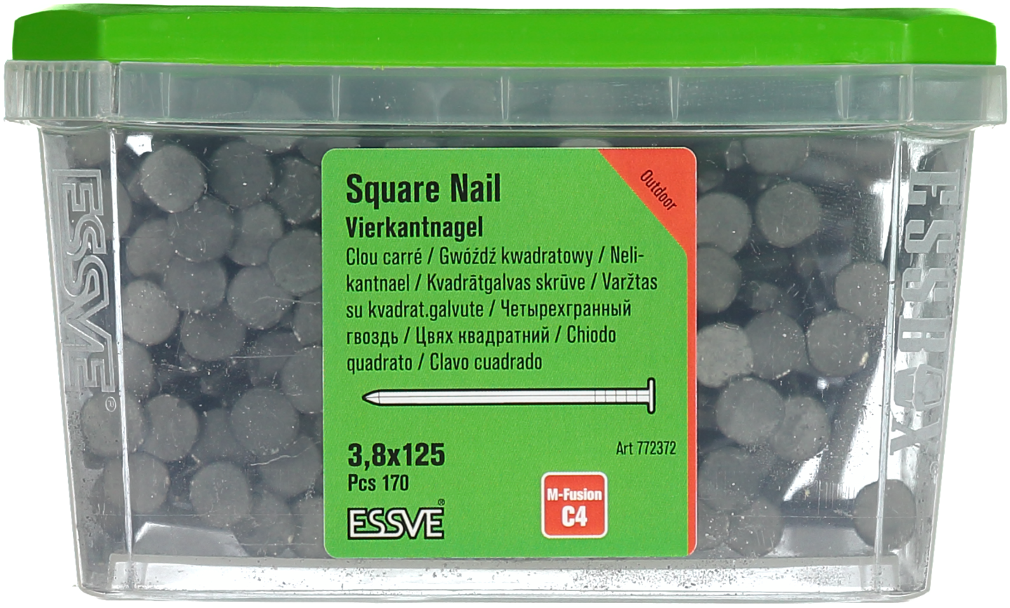 SPIK FYRKANT M FUS 3,8X125 170ST