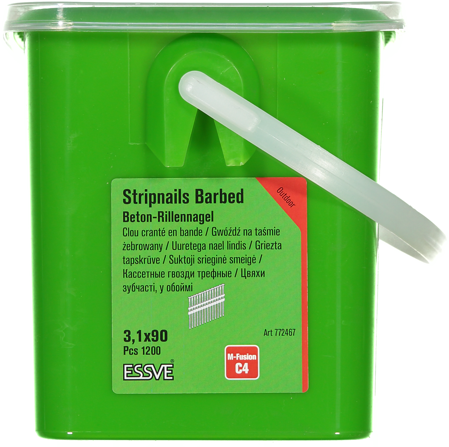 MASKINSPIK HUGGEN M-FUS 21G 3,1X90MM 1200ST