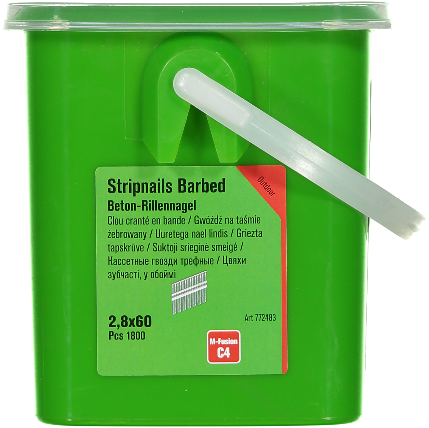 MASKINSPIK HUGGEN M-FUS 17G 2,8X60MM 1800ST