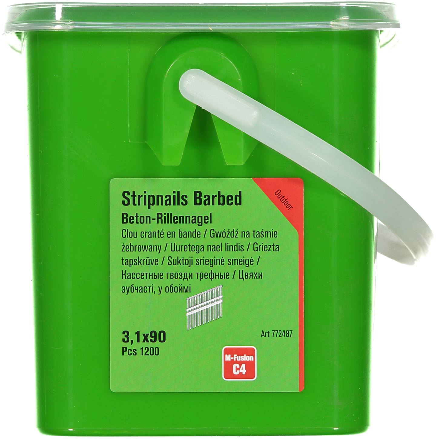 MASKINSPIK HUGGEN M-FUS 17G 3,1X90MM 1200ST