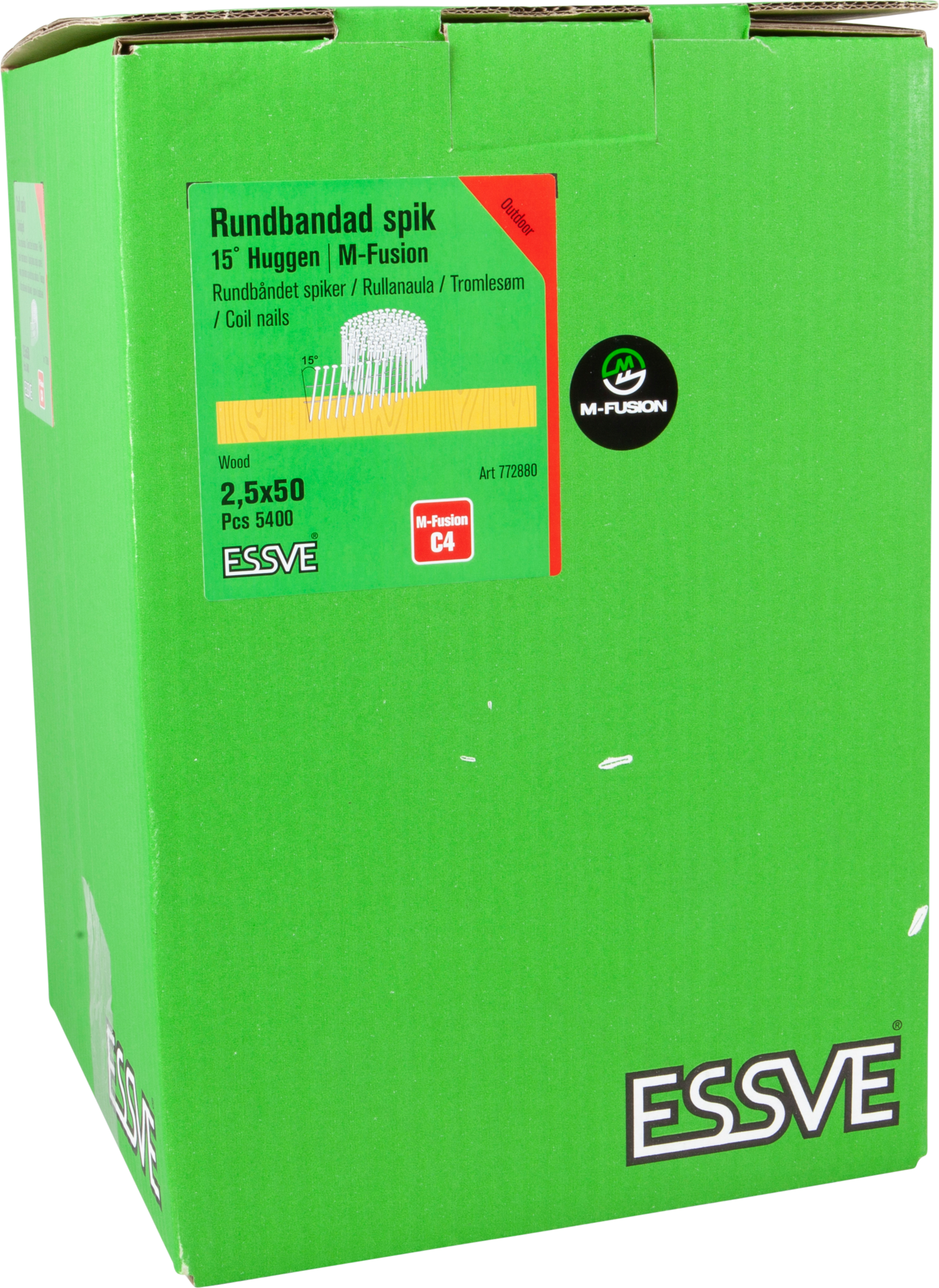 COILSPIK ESSVE HUGGEN M-FUS TR 15G 2,5X50MM 5400ST