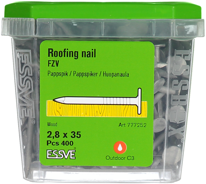 PAPPSPIK RUND FZV P 2,8X35 400