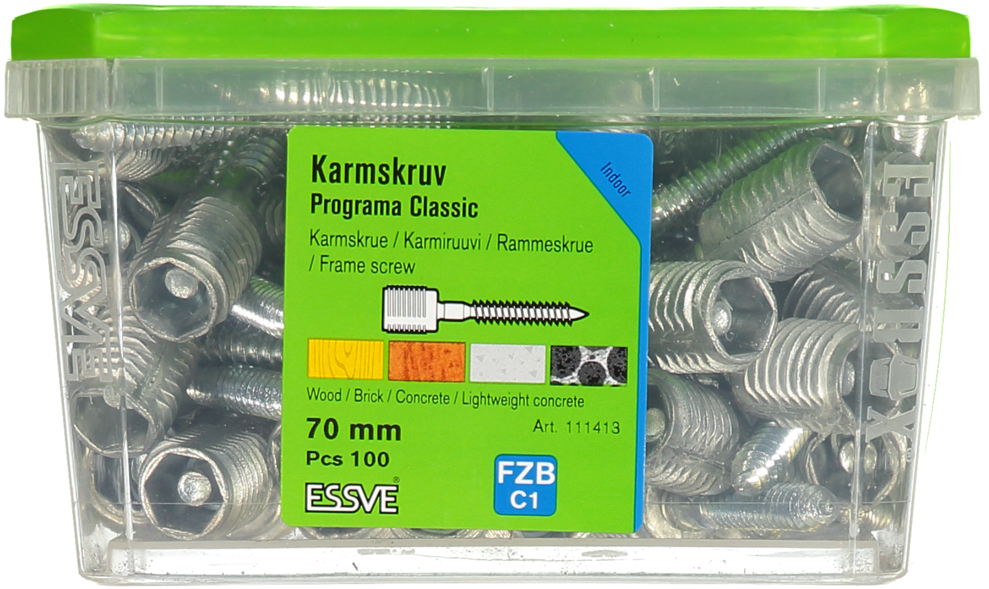 KARMSKRUV ESSVE PROGRAMA CLASSIC 70MM 100ST