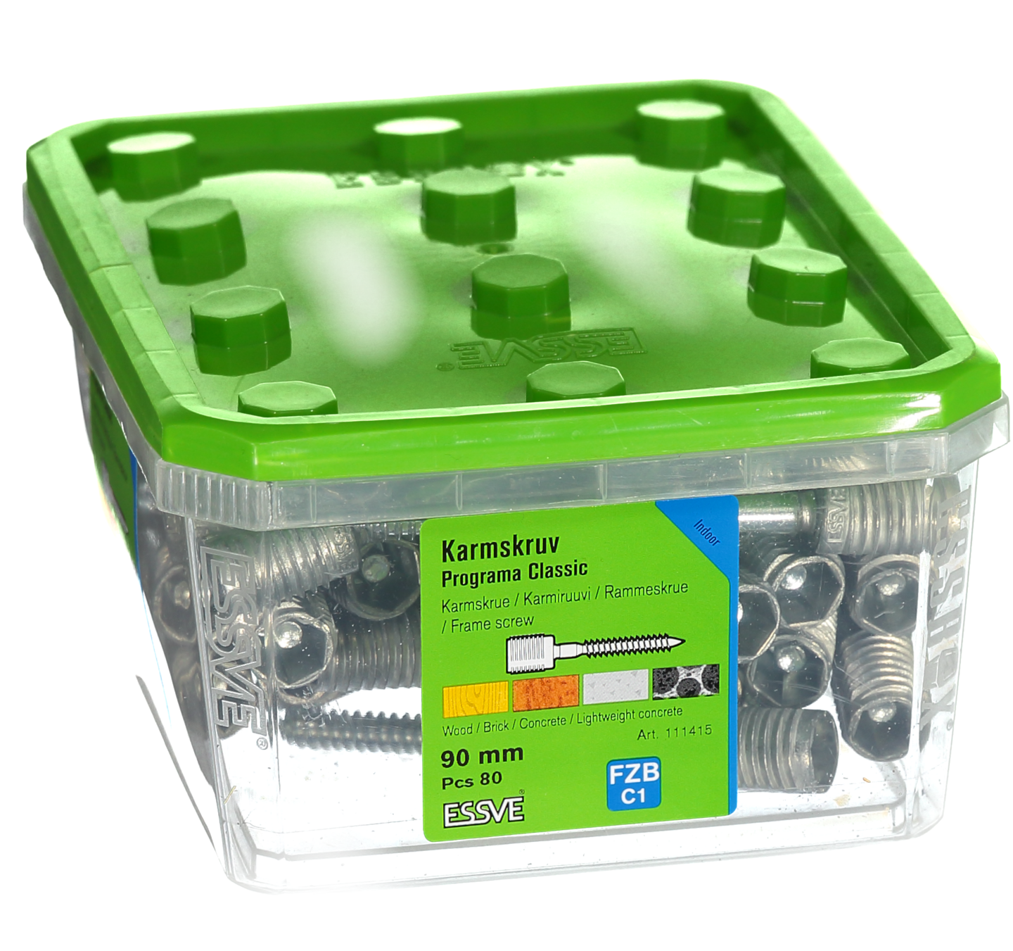 KARMSKRUV ESSVE PROGRAMA CLASSIC 90MM 80ST