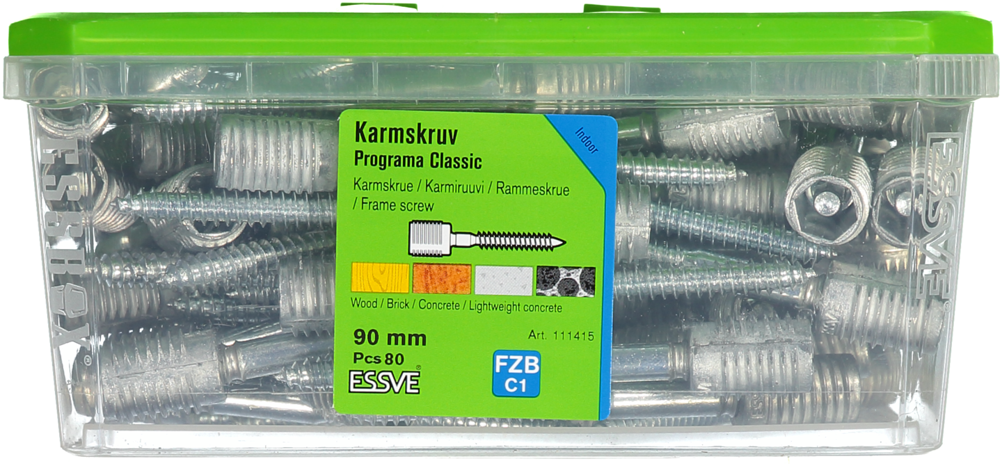 KARMSKRUV ESSVE PROGRAMA CLASSIC 90MM 80ST