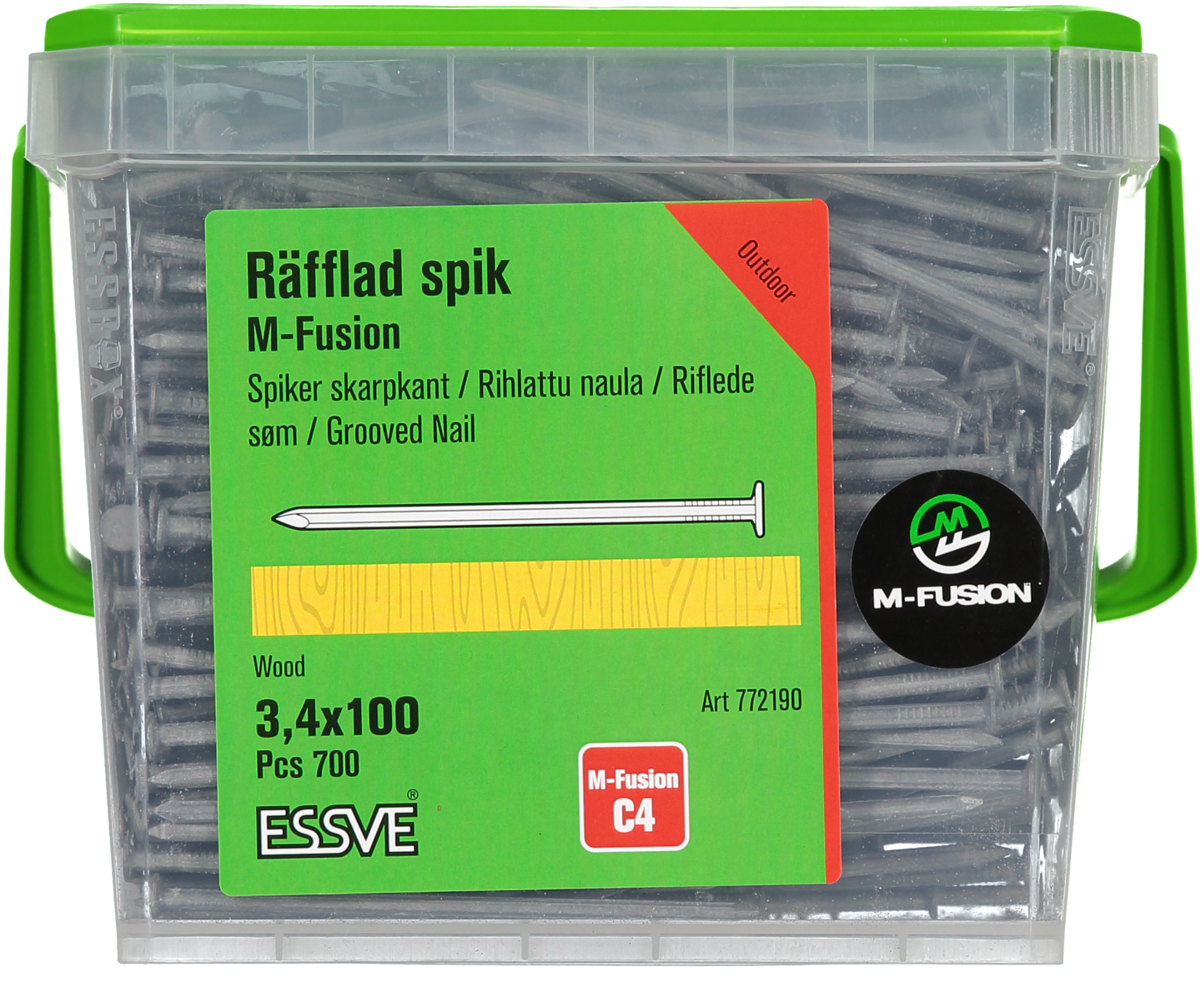 SPIK RÄFFLAD M FUSION 100X3,4 VFZ FP/700