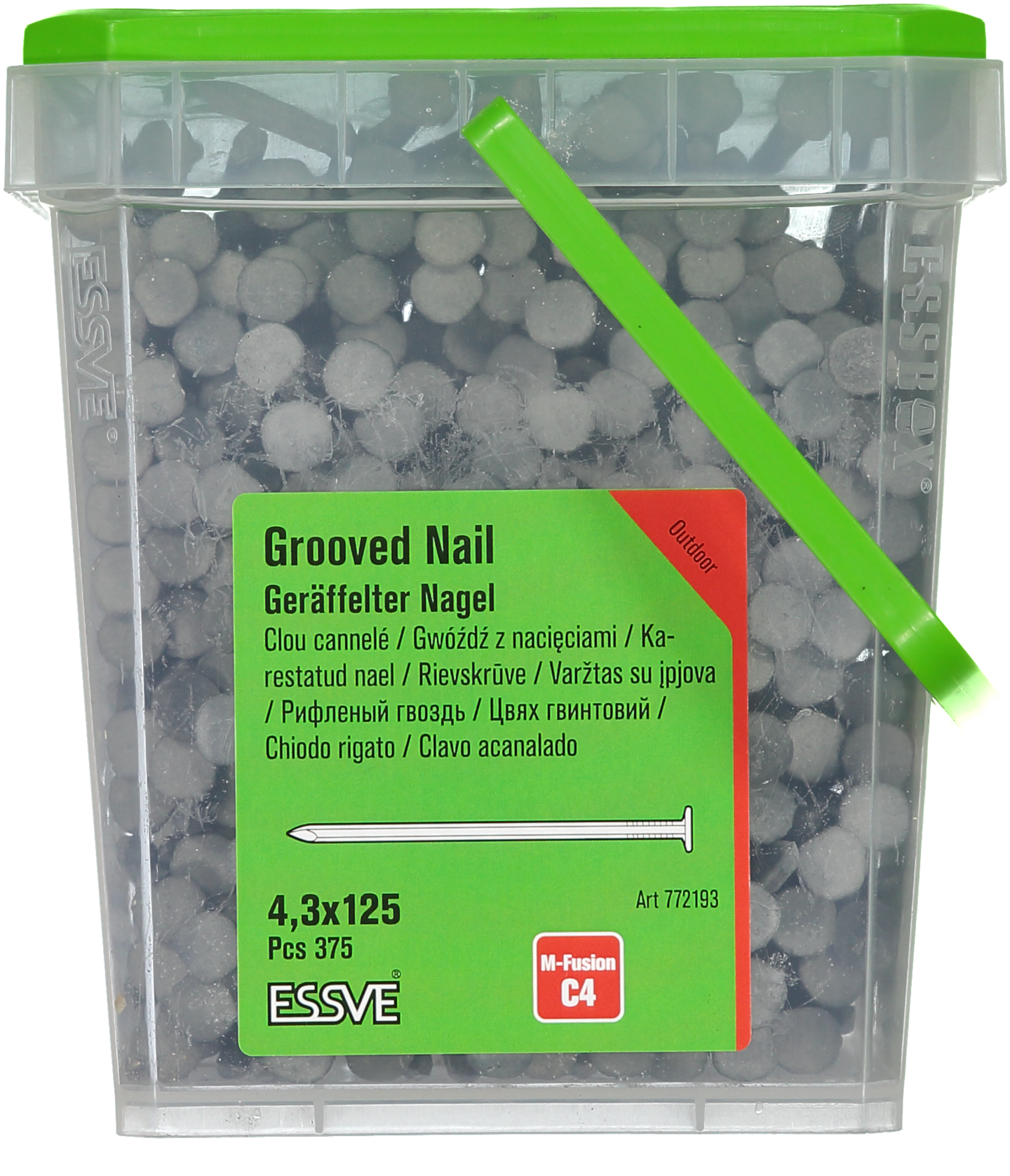 SPIK RÄFFLAD M FUSION 125X4,3 VFZ FP/375