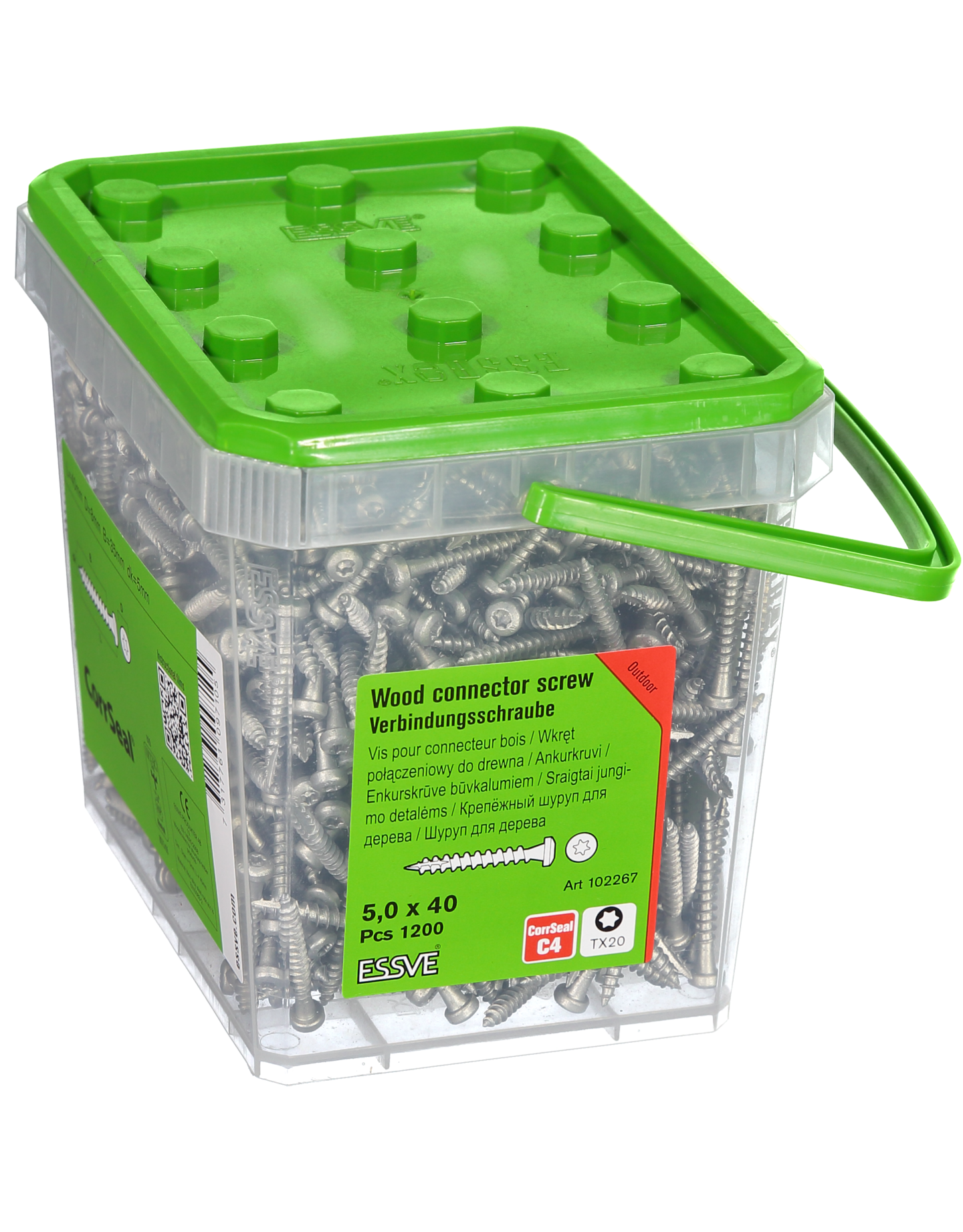 ANKARSKRUV CORRSEAL 5X40 1200 TX20 HINK FIBERCUT