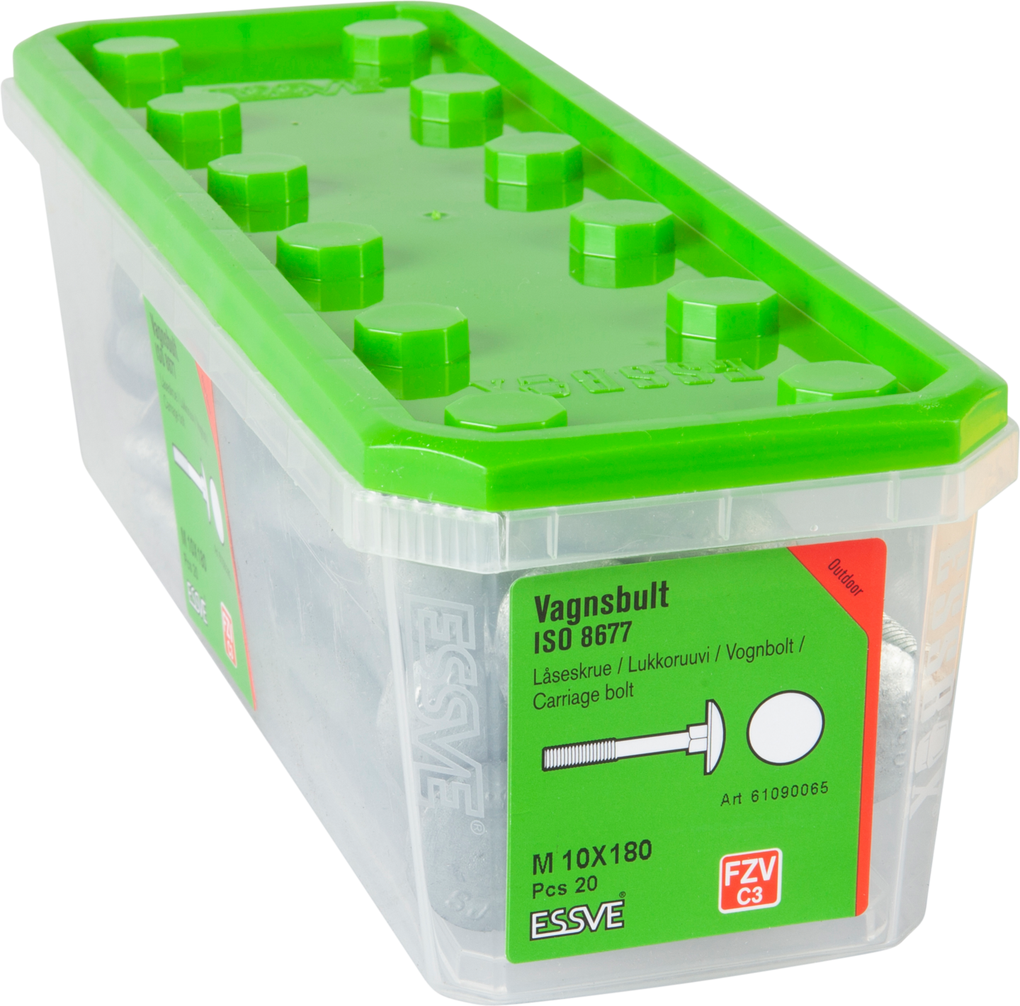 VAGNSBULT ISO 8677 FZV M10X180