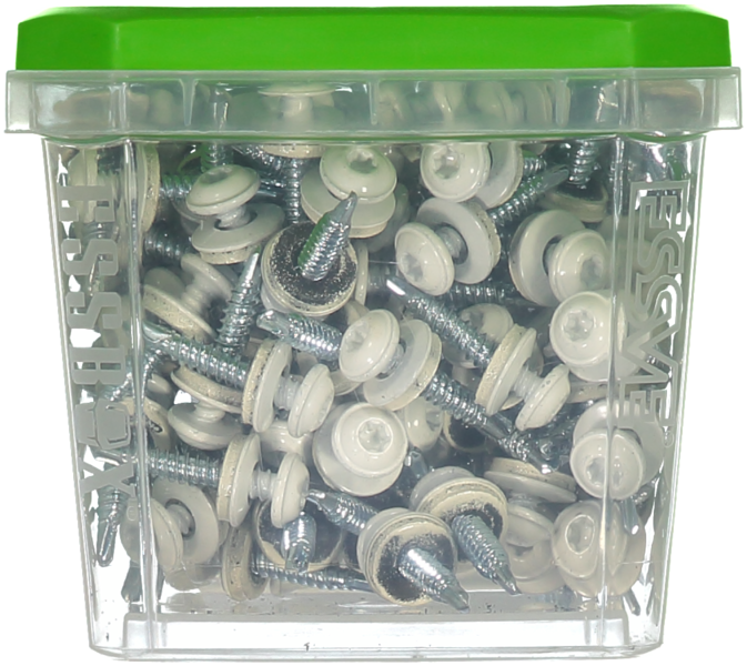 MONTAGESKRUV M RFR BRICKA VIT RAL9010 TX20 4,2X25 100ST