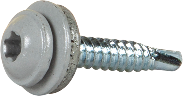 MONTAGESKRUV ESSVE RFR BRICKA GRÅ RAL7011 TX20 4,2X25MM