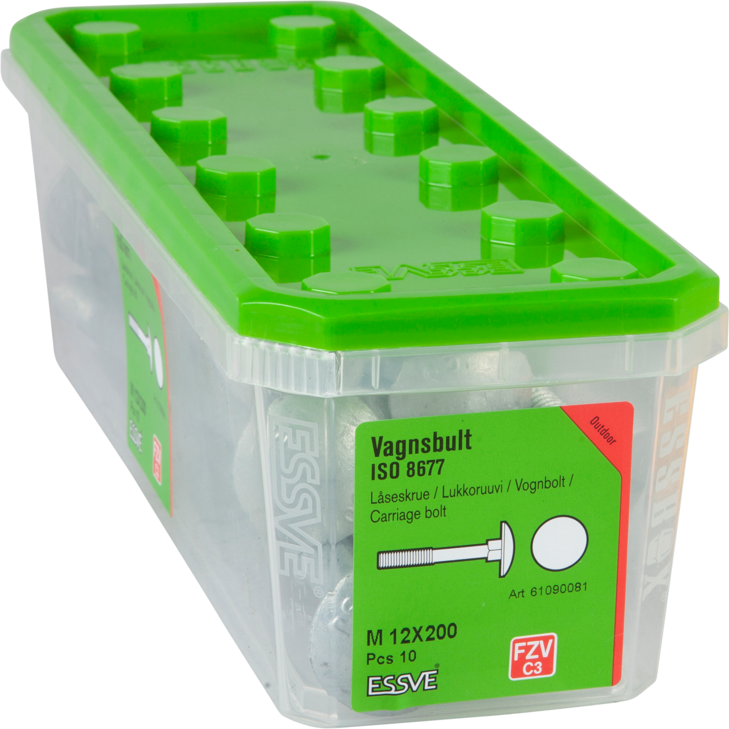 VAGNSBULT ISO 8677 FZV M12X200